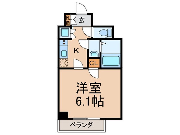 ﾚｼﾞｭｰﾙｱｯｼｭ梅田AXIA(704)の物件間取画像